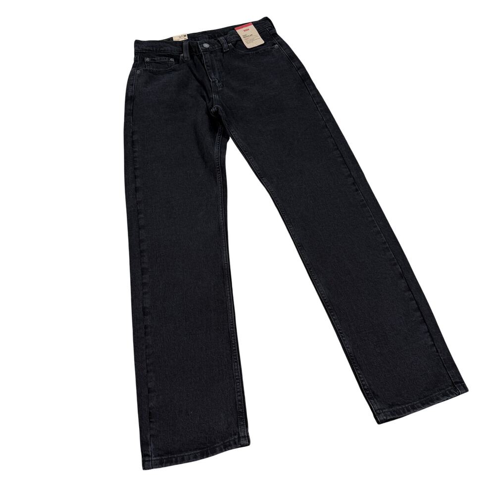 Levi's 550 Jeans Men's 30 Black Straight Stretch Denim NWT